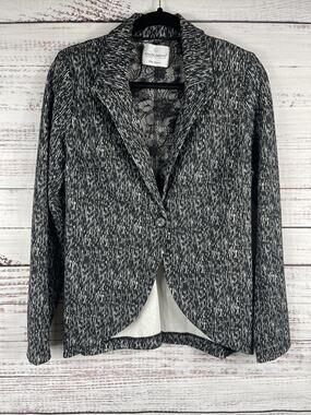 Rinascimento Blazer Women's Size Large Textured Jacket Made Italy Lace Lined
